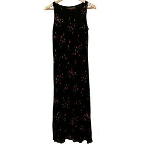 Jones Wear Sleeveless Black Floral Dress - Size 10